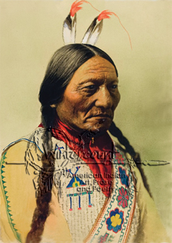 Sitting Bull Colorized Photo